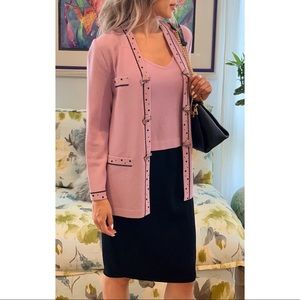 ST. JOHN Collection 2-Piece Lilac Jacket and Tank